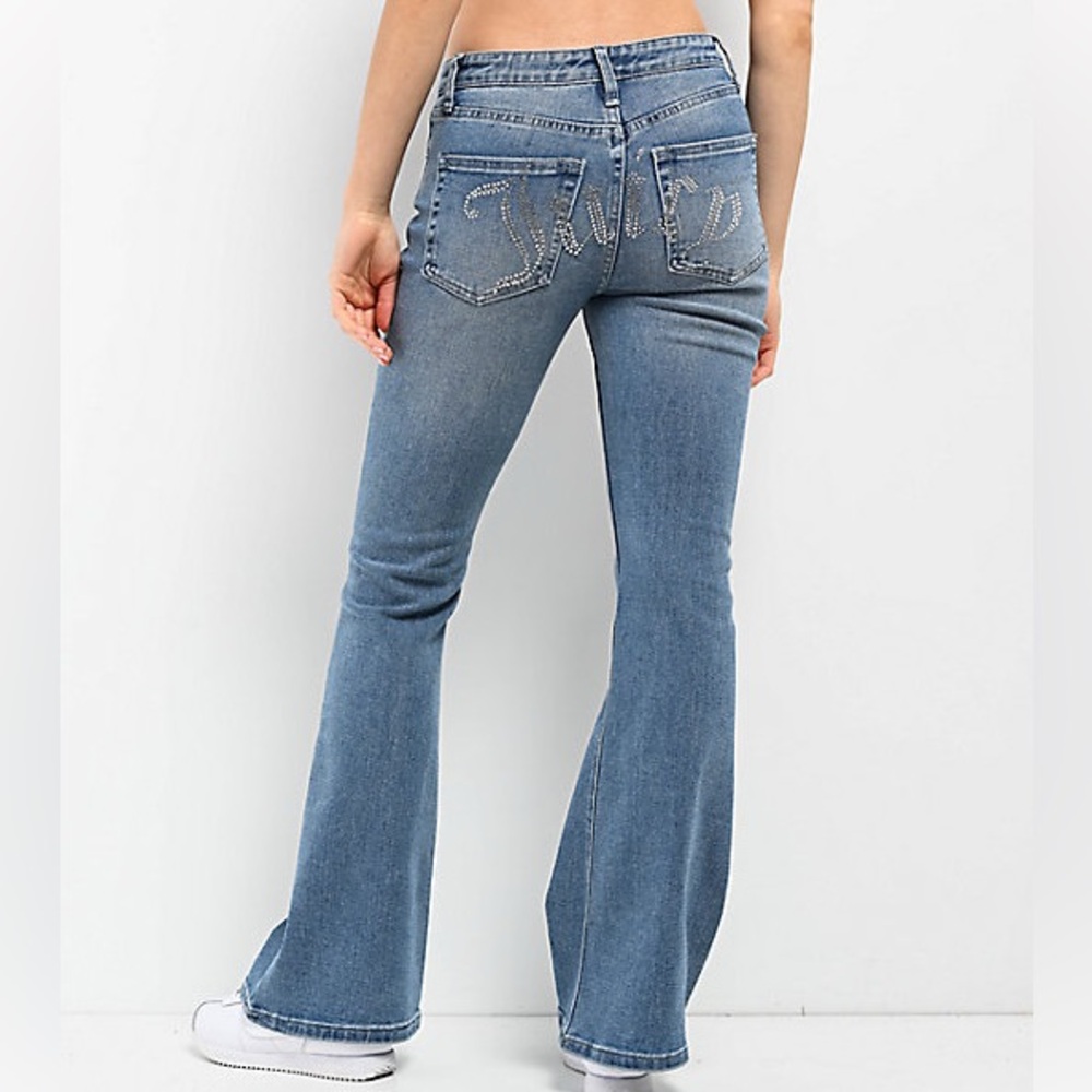 Juicy Couture Y2K Rhinestone Bootcut Jeans - Picture 8 of 9